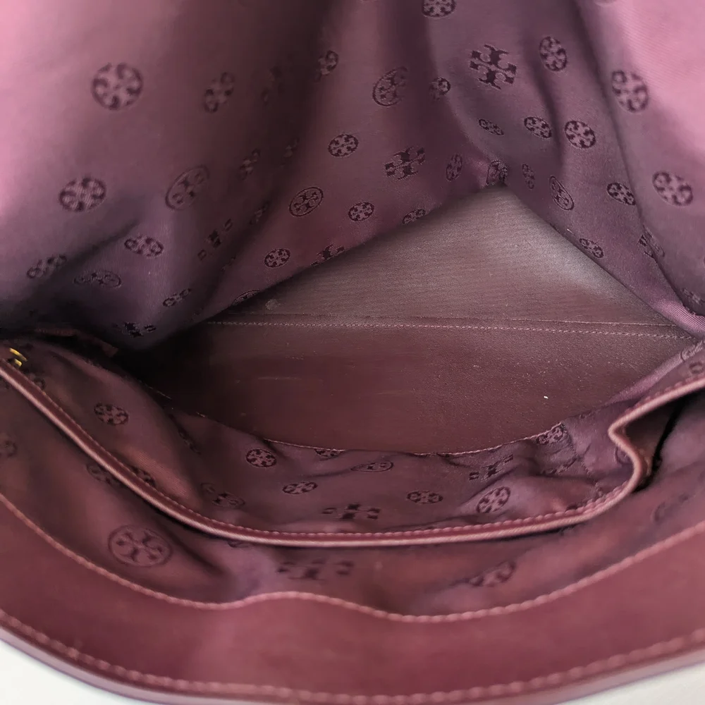 Tory Burch York burgundy saffiano leather  Red  Women's Tote Bag - Picture 16 of 16